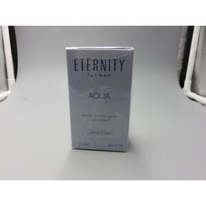 Sealed Calvin Klein Eternity Men Aqua 1 Fl Oz 30ml Mens Spray Cologne